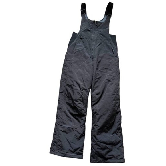White Sierra Women Insulated Ski Bib Pants Size Medium Black Snow Snowboard - Picture 2 of 5